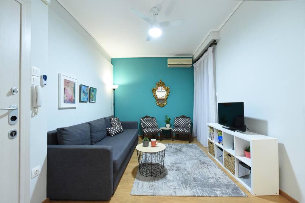 The Muse, Colorful Cozy Flat On Mitropoleos Downtown Tessalónica Exterior foto
